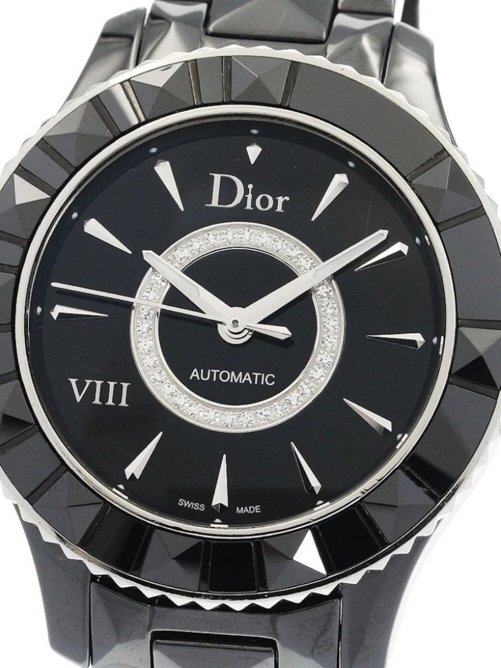 Dior VIII CD1245E0 Diamond black Dial Automatic Men's Watch_